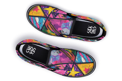 COMIC RISE SLIPONS