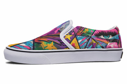 COMIC RISE SLIPONS