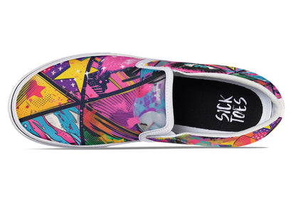 COMIC RISE SLIPONS