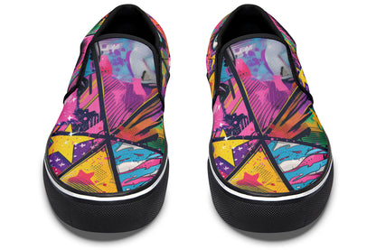 COMIC RISE SLIPONS