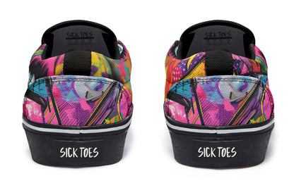 COMIC RISE SLIPONS