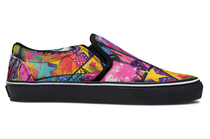 COMIC RISE SLIPONS