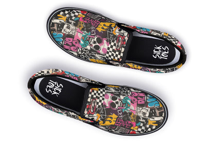 PUNK ROCK SLIPONS